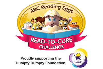 ABC Reading Eggs Read-to-Cure Challenge - proudly supporting the Humpty Dumpty Foundation