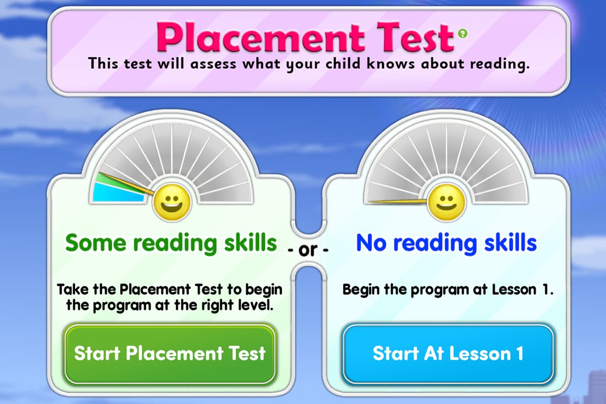 The ABC Reading Eggs Placement Test caters for both beginners with no reading skills and children with some existing reading skills.