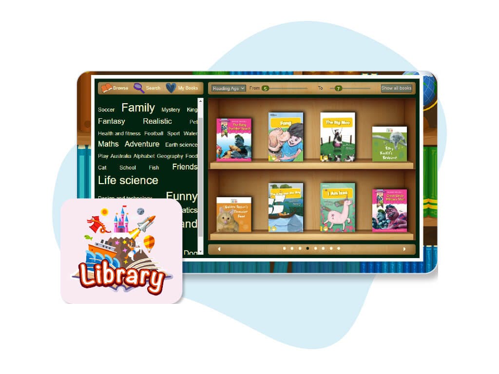 Digital Library of books 