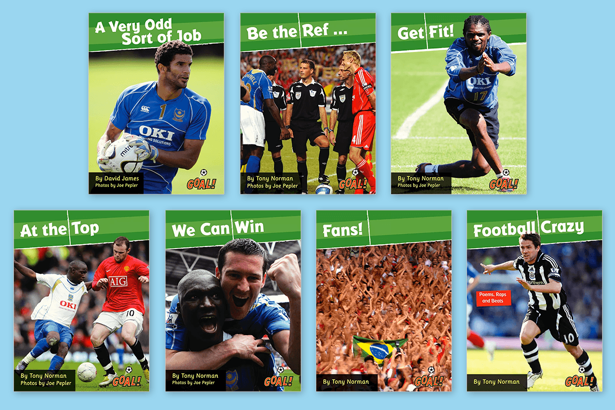 Goal non-fiction soccer book series for kids in the ABC Reading Eggs Library
