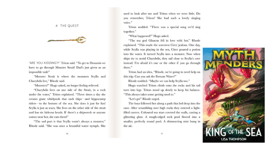 Ocean books for kids - Myth menders King of the Sea