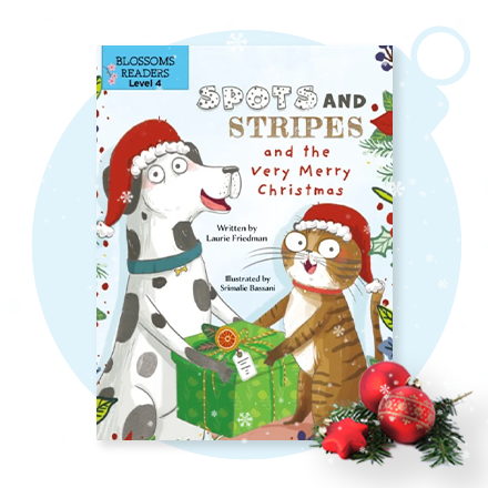 'Spots and Stripes and the Very Merry Christmas' Book in the Reading Eggs Library