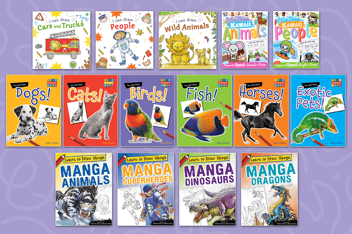 The ABC Reading Eggs Library includes Learn to Draw books to nurture your child's creative skills.