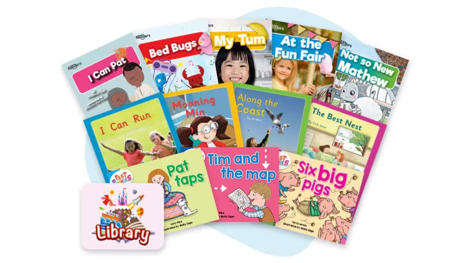 phonics decodable readers in the ABC Reading Eggs Library