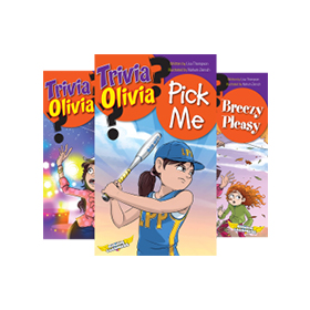Book covers of the Trivia Olivia ebook series