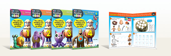 Learn to Read ABC Reading Eggs Activity Books Level 1