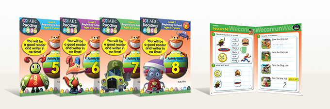 Learn to Read ABC Reading Eggs Activity Books Level 2