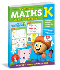 200 Essential Maths Skills for Kindergarten Workbook